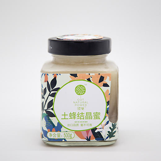 500g我得土蜂结晶蜜 蜜质粘稠 浓香成熟 商品图0