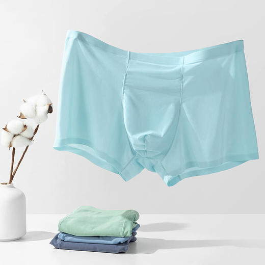 受疫情影响发货时效48-72小时【超薄冰丝】FAINFE男士超薄冰丝面膜裤亲肤透气柔软舒适U型大空间剪裁弹性持久不松垮 商品图5