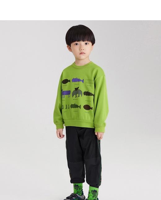 江南布衣 22年春装新品无帽套头卫衣   1M1401310 商品图5