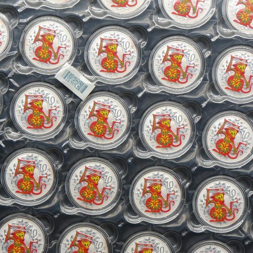 河南中钱 中国金币 2016年猴年生肖彩色金银币 彩金银猴 猴年金银币套装现货 商品图10