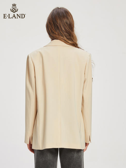 ELAND衣恋宽松休闲清新简约通勤气质西装外套女EEJKC23Q2N 商品图2