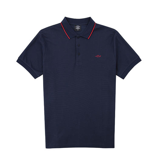 GOOD LUCK/德鲨百分百纯棉亲肤柔软三色可选短袖POLO衫LY23102 商品图4