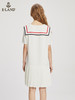 ELAND衣恋个性时尚撞色条纹设计感小众连衣裙女EEOWC24H1M 商品缩略图2