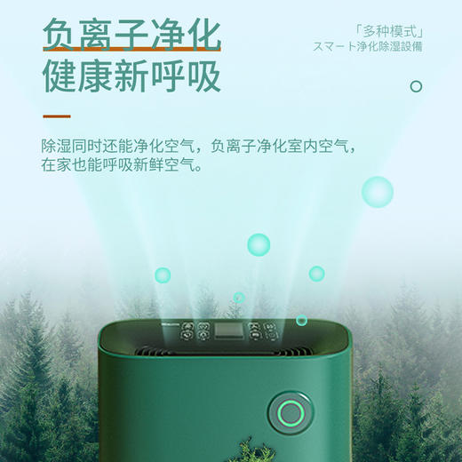 日本森田MORITA除湿机家用抽湿机回南天室内防潮去湿器干燥机除潮吸湿去潮抽湿器20L/天除湿量 商品图3