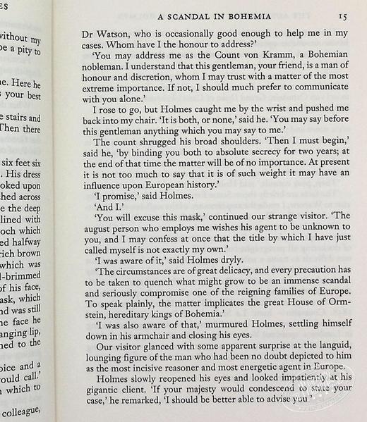 【中商原版】福尔摩斯历险记 英文原版 The Adventures of Sherlock Holmes Arthur Conan Doyle 商品图7