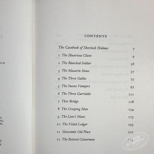 【中商原版】福尔摩斯事件簿 他最后一次鞠躬 英文原版 The Casebook of Sherlock Holmes His Last Bow Sir Arthur Conan Doyle 商品图4