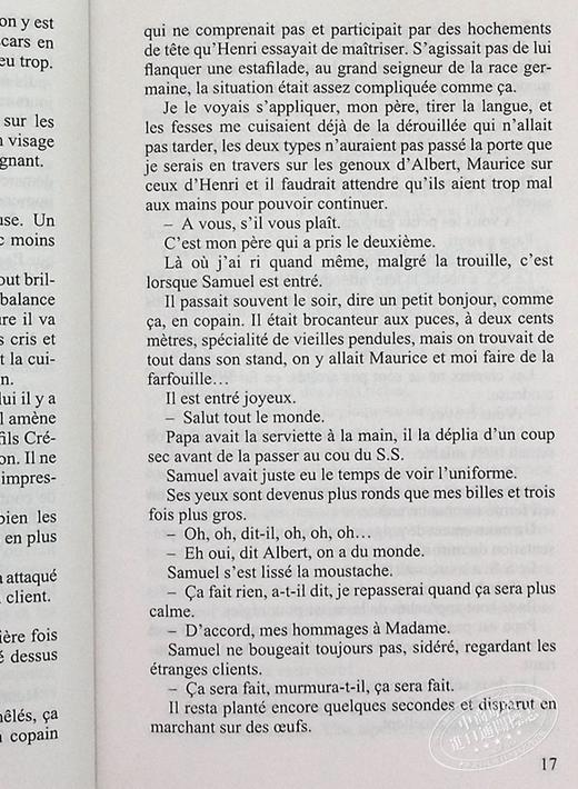 【中商原版】【法文版】一袋子弹（电影封面）法文原版 Un sac de billes 影视小说 joseph joffo 商品图6