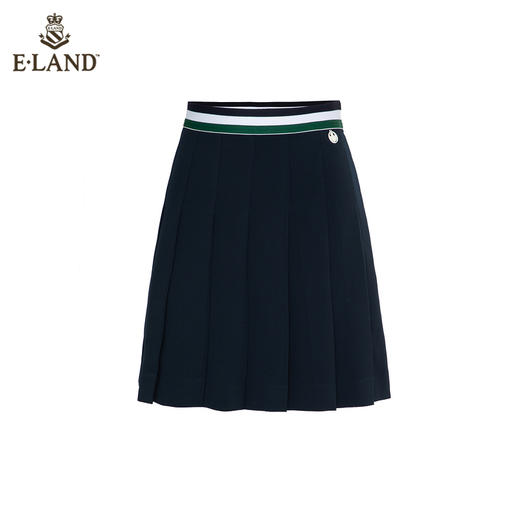 ELAND衣恋减龄时尚松紧裤腰青春学院风百褶裙女EEWHC24H1M 商品图4