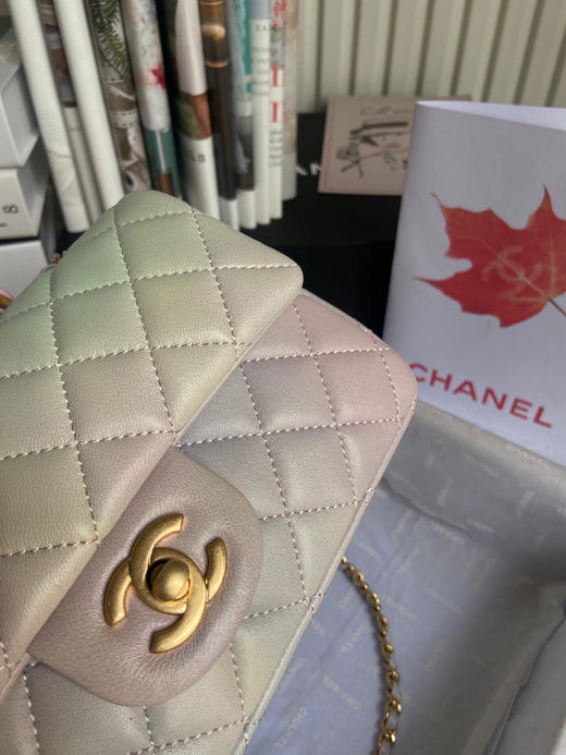 夏季特惠💰1150 原单香奈儿 Chane🎶 Mini CfHandle珠光色AS2431 商品图4