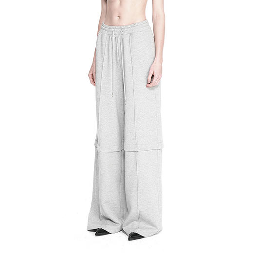 NUTH宽松直筒卫裤休闲裤高腰百搭阔腿裤灰色 Casual Pants 商品图1