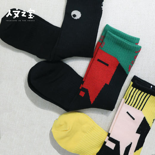 【人文之宝】刘关张三兄弟袜子小礼盒 商品图3