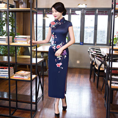 TM [花开连理] 民族风宴会走秀旗袍裙苏州旗袍 商品图6