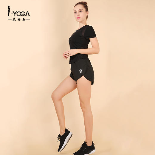 IYOGA  艾瑜嘉 跑步三分裤女  K3-006 商品图4