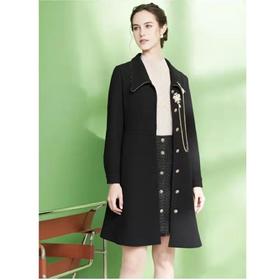 2楼凯莉米洛黑色收腰外套