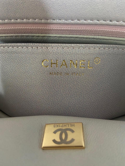 夏季特惠💰1150 原单香奈儿 Chane🎶 Mini CfHandle珠光色AS2431 商品图8