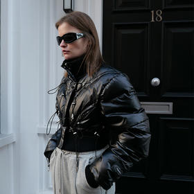   NUTH 21AW 抽绳设计棉服女冬设计感小众短外套 Drawstring Jacket