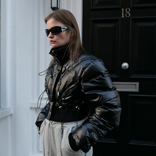   NUTH 21AW 抽绳设计棉服女冬设计感小众短外套 Drawstring Jacket 商品图0