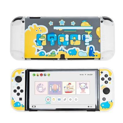 ★ Switch配件 极想 OLED主机 宇宙星人/电器回路/鲨鲨/欢迎登机 分体式保护壳 硬壳 商品图0