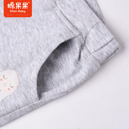 棉果果夏季女童纯棉针织七分裤M222201222314 商品图3