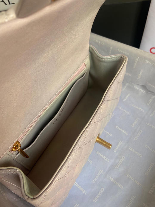 夏季特惠💰1150 原单香奈儿 Chane🎶 Mini CfHandle珠光色AS2431 商品图7