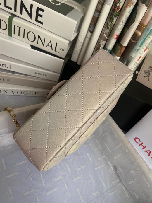 夏季特惠💰1150 原单香奈儿 Chane🎶 Mini CfHandle珠光色AS2431 商品图5