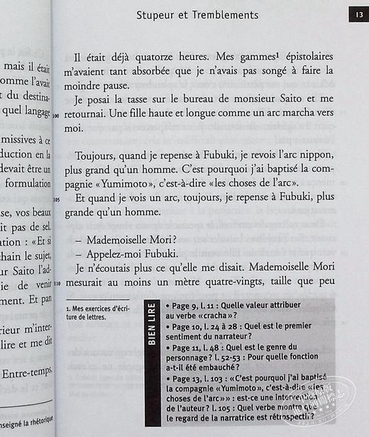 【中商原版】【法文版】阿梅丽·诺冬：诚惶诚恐（1999年法兰西学院小说奖）法文原版 Stupeur et tremblements Amélie Nothomb 法国获奖小说 商品图6
