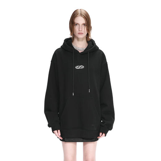  NUTH秋冬宽松连帽加绒连帽卫衣女 Logo Hoodie 商品图2
