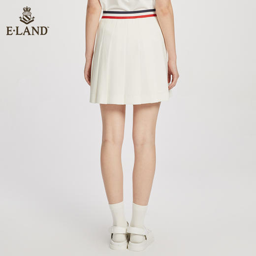 ELAND衣恋减龄时尚松紧裤腰青春学院风百褶裙女EEWHC24H1M 商品图2