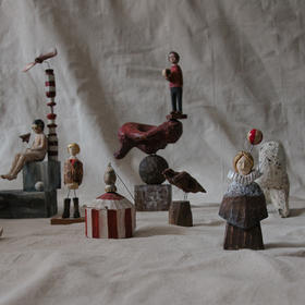 「中国 陈雨珊」 木雕作品