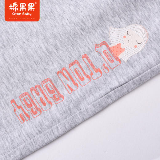 棉果果夏季女童纯棉针织七分裤M222201222314 商品图4