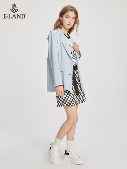 ELAND衣恋宽松休闲清新简约通勤气质西装外套女EEJKC23Q2N 商品图1