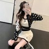 纯欲风甜辣套装2022新款小众外套开衫性感吊带气质包臀裙子三件套国庆清明出游 商品缩略图4