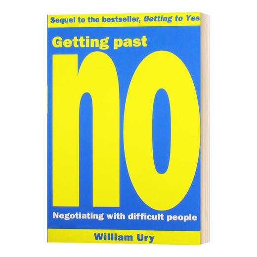 无法说不 从对抗到合作的谈判 英文原版 Getting Past No Negotiating with Difficult People 英文版进口原版英语书籍 商品图0