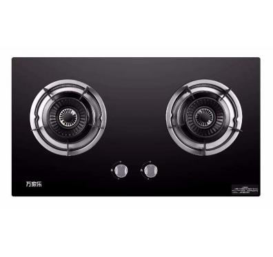 万家乐燃气灶双灶黑色钢化玻璃JZT-A2C(B) 商品图0