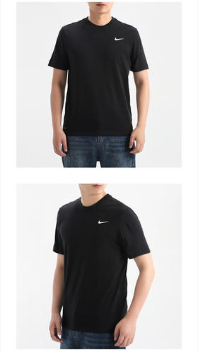 NIKE健身衣男短袖 2022夏新款运动休闲舒适半袖健身紧身简约跑步T恤男 AR6030-010