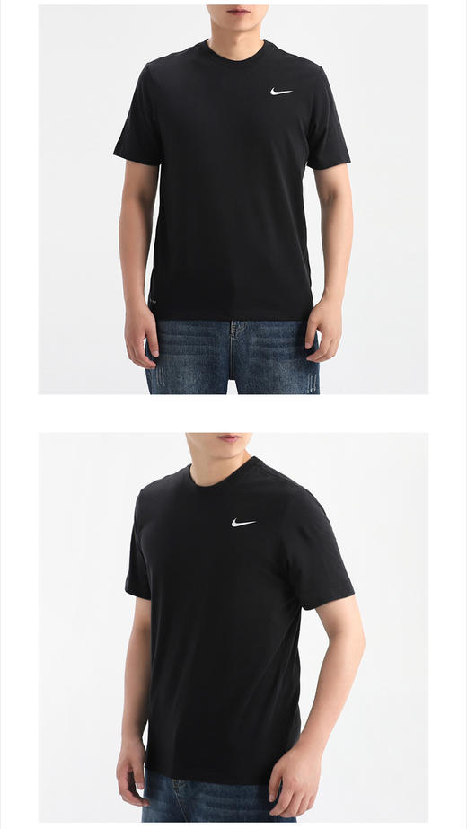 NIKE健身衣男短袖 2022夏新款运动休闲舒适半袖健身紧身简约跑步T恤男 AR6030-010 商品图0