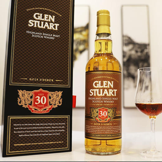 建发酒业 诗都华苏格兰单一纯麦威士忌 英国洋酒700ml 诗都华30年 商品图1