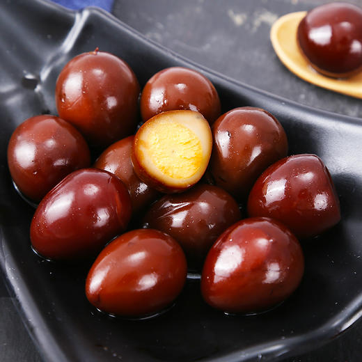 散500g  我得鹌鹑蛋卤/鹌鹑蛋盐焗味/鸡蛋卤香味/茶叶蛋 Q弹营养 浓郁醇香 商品图1