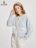 ELAND衣恋温柔清新甜美舒适圆领短款针织开衫女EECKC23Q3N 商品缩略图0