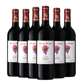 建发酒业 12.5度法国进口红酒 castel玛茜经典红葡萄酒 750ml宝石红新老包装 六支