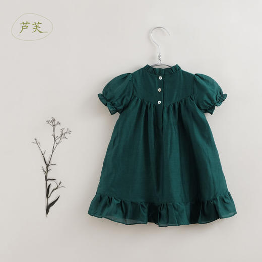 【马克珍妮 芦芙系列】夏装女童棉真丝连衣裙220817 商品图3