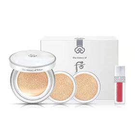 Whoo后雪玉凝美白气垫带唇釉