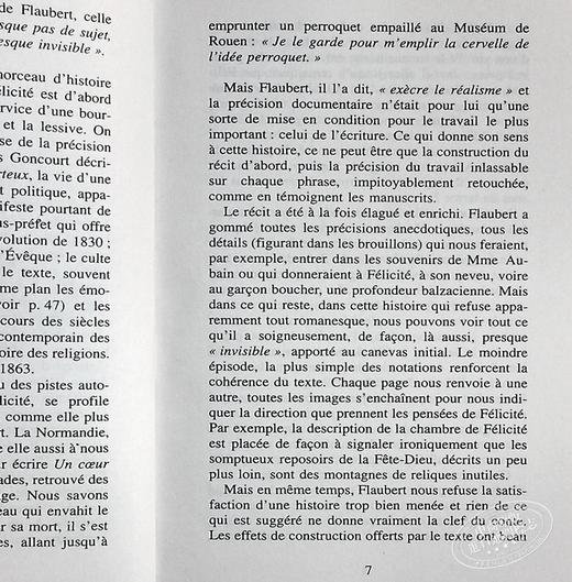 【中商原版】【法国法文版】福楼拜：淳朴的心 法文原版 Un coeur simple Gustave Flaubert Le Livre de poche 经典文学书籍 商品图4