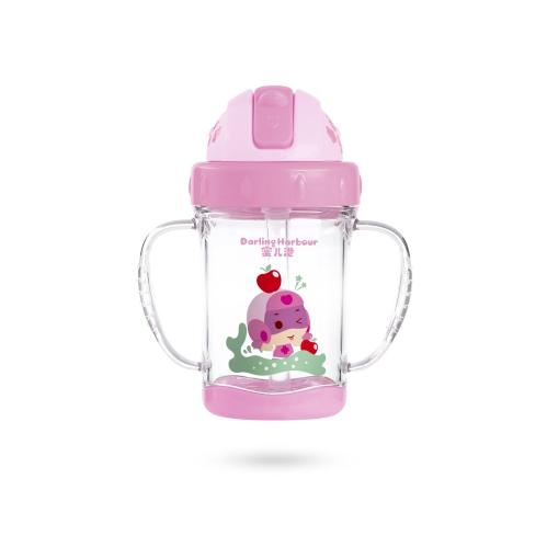 九洲基-蜜儿港晶靓不滴漏水杯220ml（粉色） 商品图0