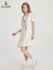 ELAND衣恋个性时尚撞色条纹设计感小众连衣裙女EEOWC24H1M 商品缩略图1
