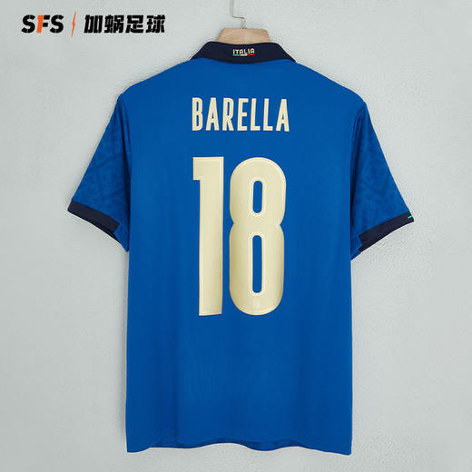 【连印号】SFS彪马正版2021欧洲杯意大利主场球衣球迷版短袖足球服756468-01 商品图1