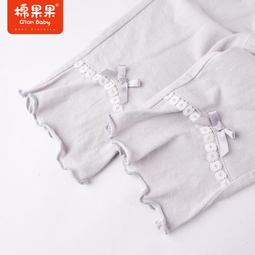 棉果果夏季女童纯棉莫代尔七分裤打底也可外穿舒适透气M222206222308 商品图2