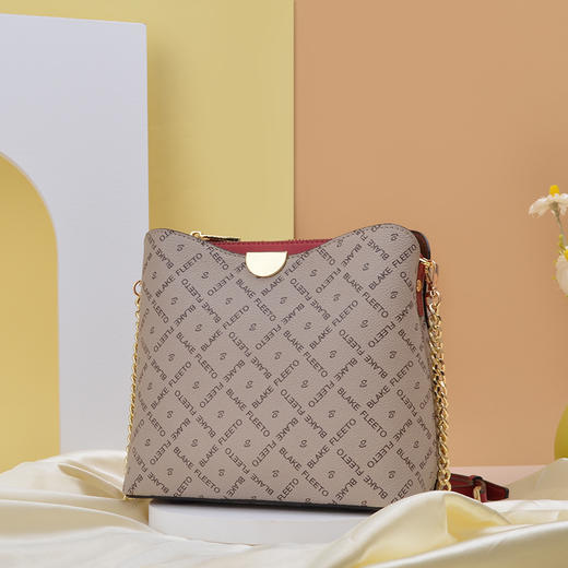 【自营】【新品上市】BLAKE FLEETO香港啄木鸟 旗下高端品牌 链条水桶包ZMNNB21020-KB 商品图2