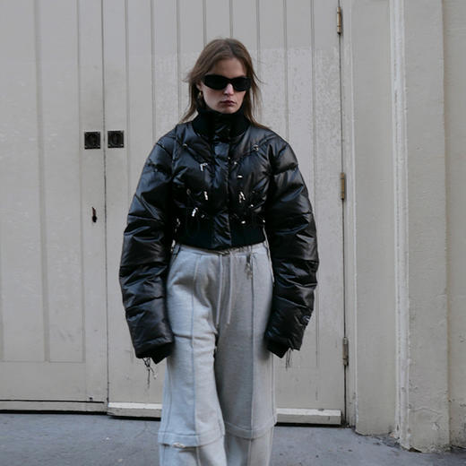   NUTH 21AW 抽绳设计棉服女冬设计感小众短外套 Drawstring Jacket 商品图1