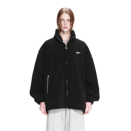 NUTH  秋冬羊羔毛摇粒绒宽松厚外套 商品图0